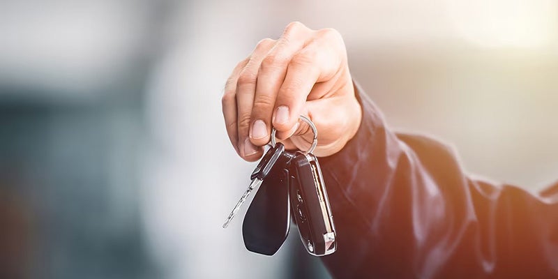 Parker GMC in ASHBURN GA keys to a new car